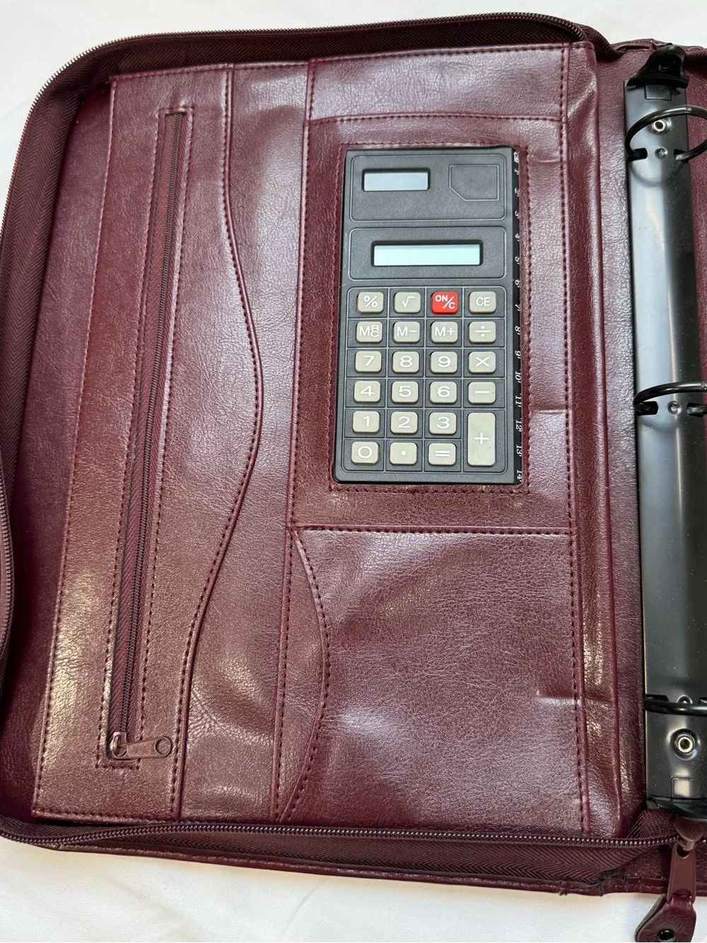 Texas A&M Vet Med Embossed Leather Portfolio Maroon Aggies Grad Gift DVM